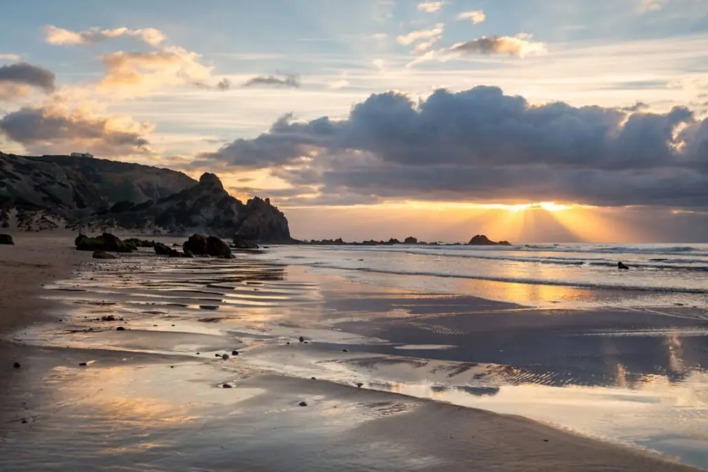 Atlantic sunset on the Vicentine coast