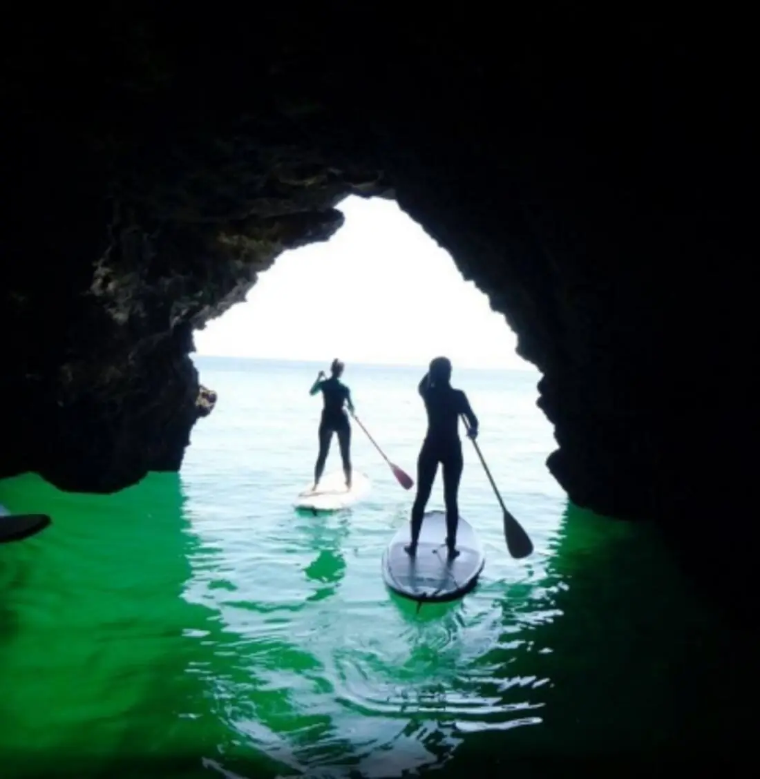 SUP and kayaking the coves